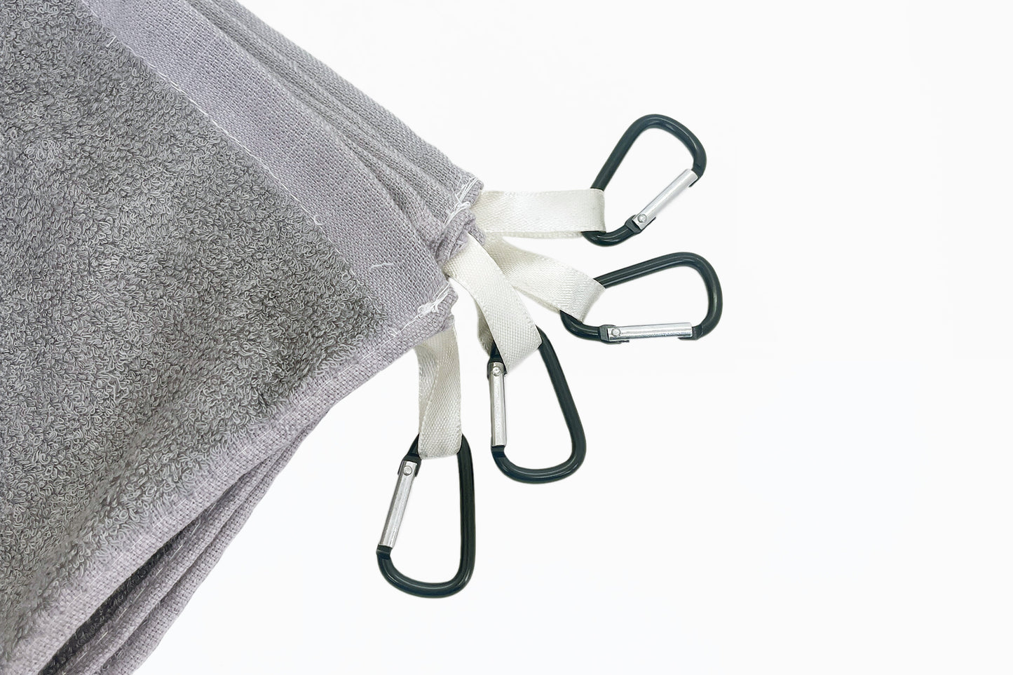 Bamboo Cleaning Cloth with Carabiner 4/ptk